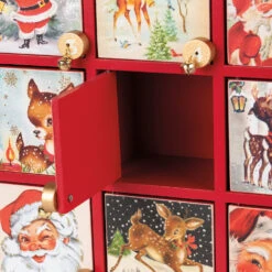 Primitives By Kathy Vintage Santa Claus Advent Calendar Christmas Countdown 115344 -Christmas Decor Shop 115344 50 96085.1674073534