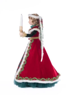 Katherine's Collection 20" Penelope Poinsettia Angel Lighted Christmas Tree Topper 28-428329 -Christmas Decor Shop 28 428329 5 88094.1718910273