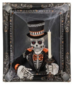 Katherine's Collection 24.75" Great Grandpa Macabre Wall Piece With Candle Halloween Decoration 28-528665