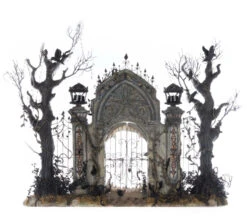Katherine's Collection 33" Macabre Mansion Gates Halloween Decoration 28-528682 -Christmas Decor Shop 28 528682 4 scaled 16942.1744900550