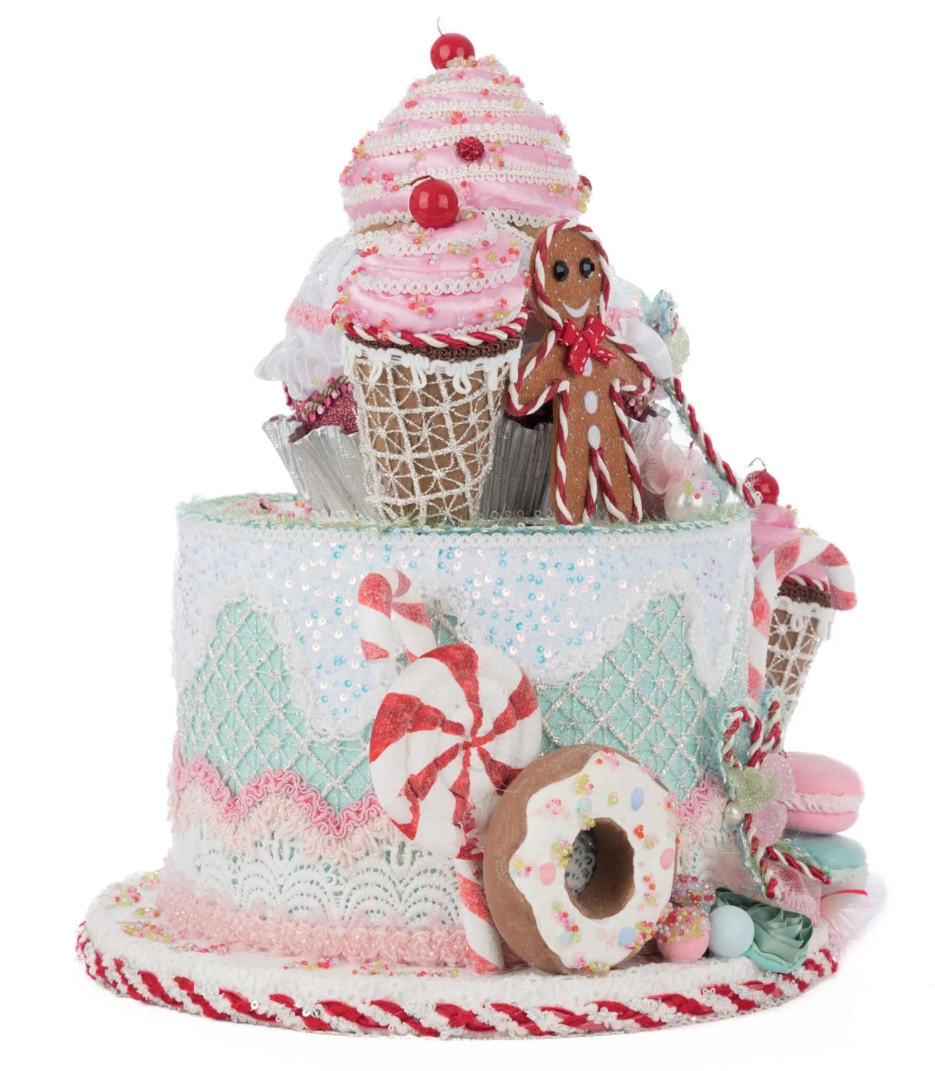 Katherine's Collection 14.5" Sweet Delights Christmas Tree Topper 28-528728 4 Katherine's Collection 14.5" Sweet Delights Christmas Tree Topper 28-528728 - Image 4