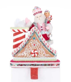 Katherine's Collection 10.5" Sweet Delights Santa Stocking Holder 28-528744