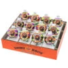 Christopher Radko Shiny Brite Halloween 12 Count 1.75" Decorated Rounds With Reflectors 4028050