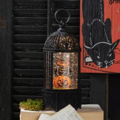 Raz 10" Boo Crew Lighted Water Globe Lantern Halloween Decoration 4400755