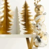 Raz 38" Large White And Gold Stacked Ornaments Figure 4511638