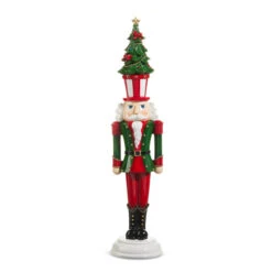 Raz 23.5" Nutcracker With Christmas Tree Hat Figure 4512168 3 Raz 23.5" Nutcracker With Christmas Tree Hat Figure 4512168 -Christmas Decor Shop 4512168 91633.1742929234