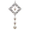 Raz 6" Jewel And Pearl Christmas Ornament 4512512