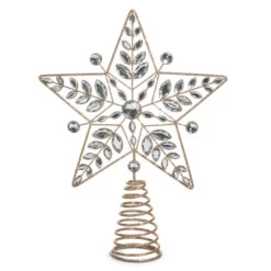 Raz 12" Jeweled Star Christmas Tree Topper 4513582