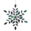 Raz 7" Iridescent Jeweled Snowflake Christmas Ornament 4513594