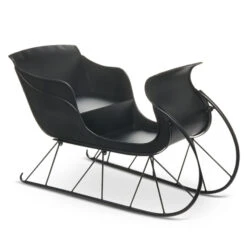 Raz 25.25" Black Metal Sleigh Christmas Decoration 4517036 -Christmas Decor Shop 4517036 03950.1747325123