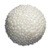 Raz 4.5" Pearl Ball Christmas Ornament 4517596