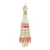 Raz 7.5" Gingerbread Tree Glass Christmas Ornament 4520863