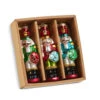 Raz 4.75" Box Of Nutcrackers Glass Christmas Ornament 4523173