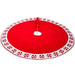 Raz 60" Peppermint Christmas Tree Skirt 4527781