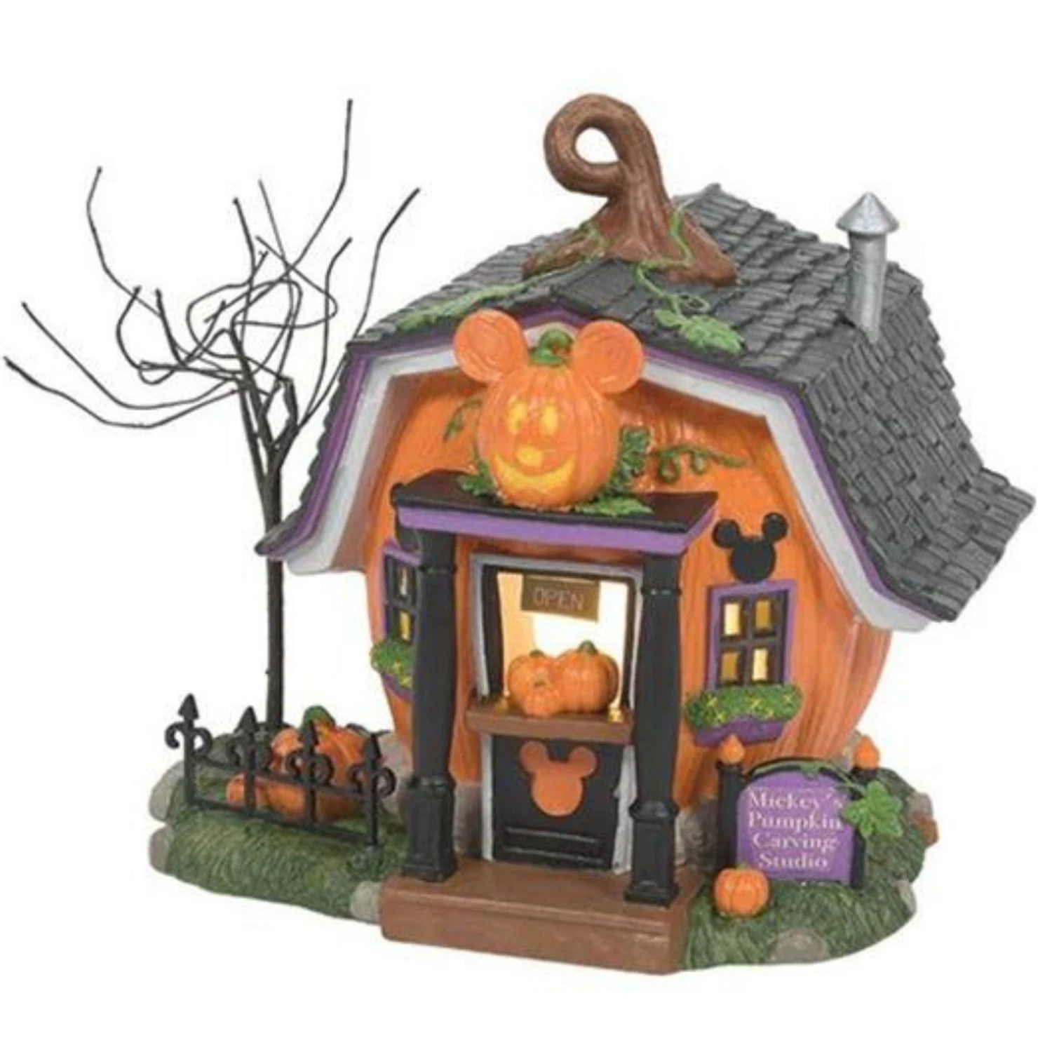 Department 56 Mickey's Pumpkintown 2023 Set 4 Department 56 Mickey's Pumpkintown 2023 Set - Image 4