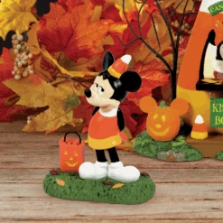 Department 56 Disney's Halloween Village Mickey's Pumpkintown Mickey Buys A Ticket Figure 6013681