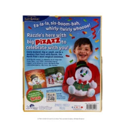 Elf On The Shelf SnoStax Razzle The Snowman Plush And Book AVSNOWMAN4P -Christmas Decor Shop AVSNOWMAN PackagingSilo Back 07758.1752777330