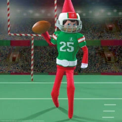 Elf On The Shelf Claus Couture Collection Touchdown Tidings Outfit Set CCFOOTBALL