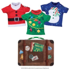 Elf On The Shelf Claus Couture Collection Christmas T-Shirt Outfit Party Pack CCTEEPRTYPK -Christmas Decor Shop CCTEEPRTYPK ProductSilo FullSet 92794.1720027526