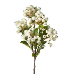 Raz 22.75" Snowy White Berry Bush Christmas Tree Pick F4212932 -Christmas Decor Shop F4212932 1 86526.1685984990