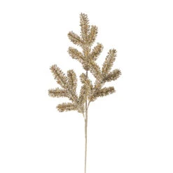 Raz 30" Glittered Champagne Pine Christmas Tree Spray F4441725