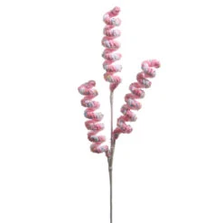 Raz 29.5" Pink And White Sprinkled Candy Twirl Christmas Tree Spray F4506675