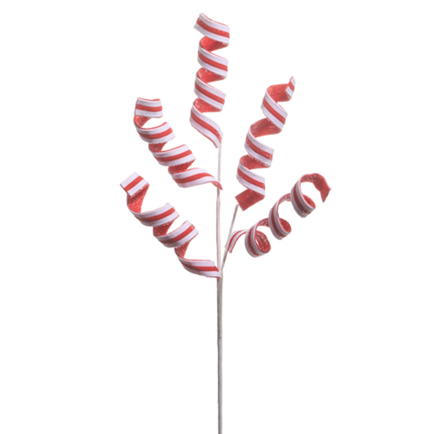 Raz 25" Red And White Glitter Twirl Christmas Tree Spray F4506742 1 Raz 25" Red And White Glitter Twirl Christmas Tree Spray F4506742