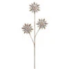 Raz 29.5" Gold Pearl Gem Snowflake Spray Christmas Tree Accessory F4517628