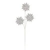 Raz 25" Gem Snowflake Spray Christmas Tree Accessory F4517629