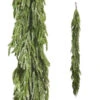 Raz 6' Glittered Real Feel Cedar Christmas Garland G4422749