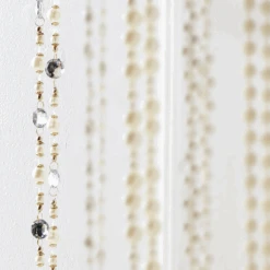 Raz 5.5' Pearl And Crystal Beaded Christmas Tree Garland G4517575