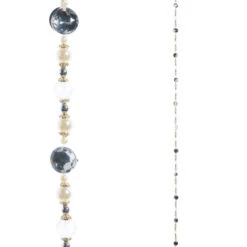 Raz 5' Pearl And Crystal Beaded Christmas Tree Garland G4517606