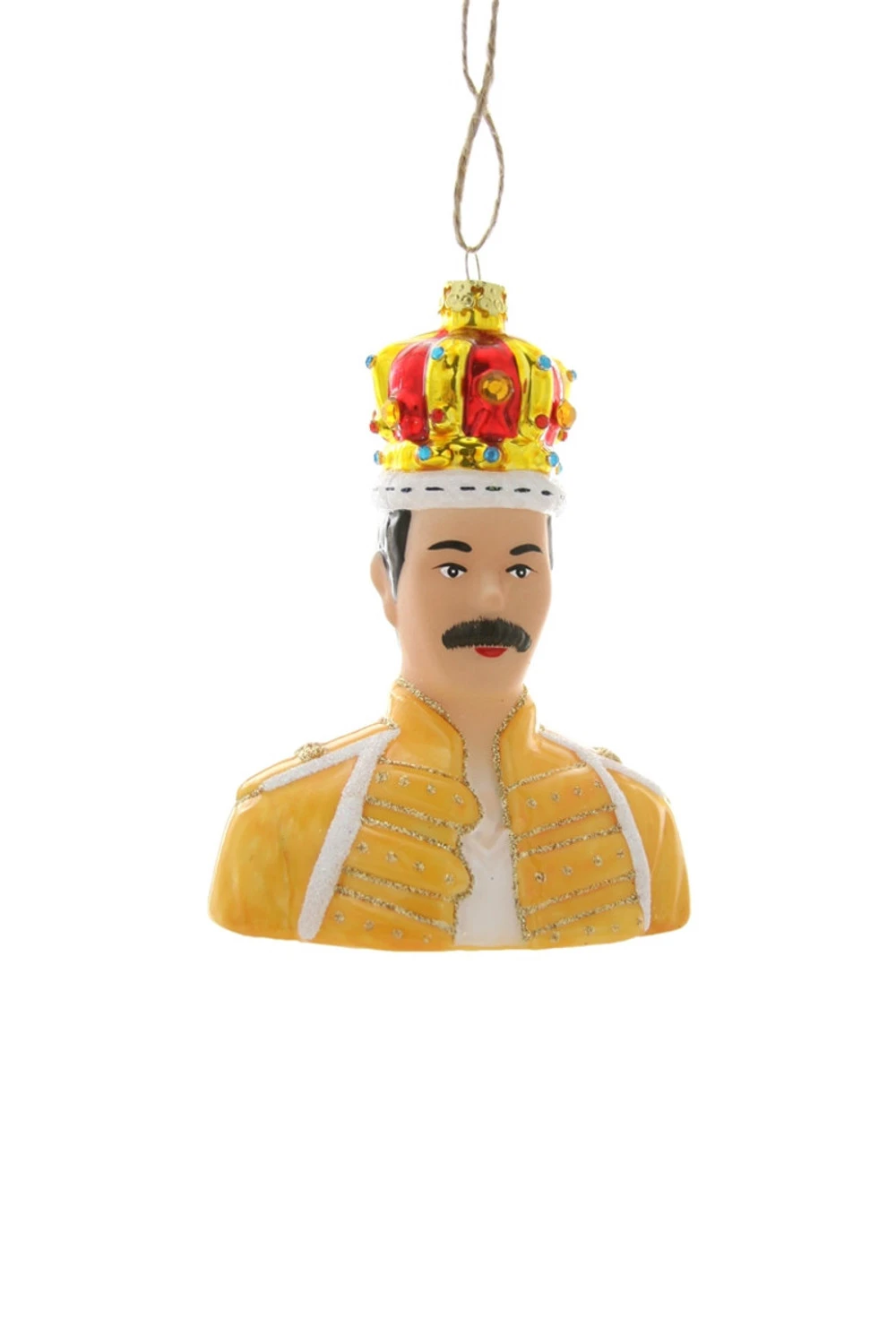 Cody Foster 5" Freddie Mercury Glass Christmas Ornament GO-4033 1 Cody Foster 5" Freddie Mercury Glass Christmas Ornament GO-4033