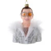 Cody Foster 5" Elton John Glass Christmas Ornament GO-8015