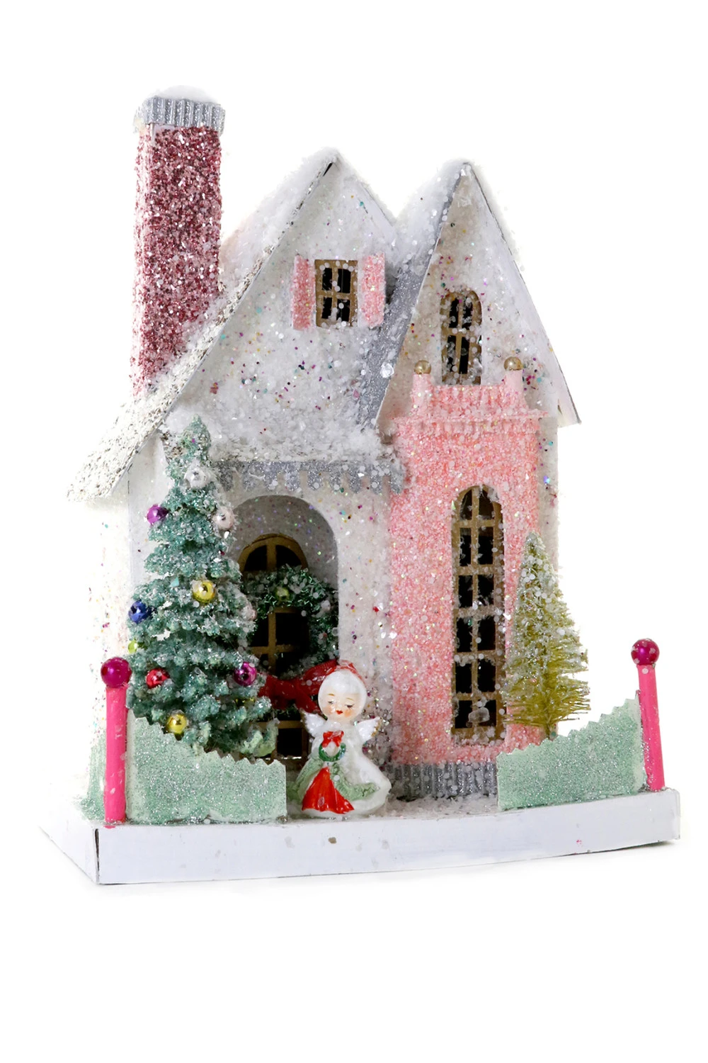 Cody Foster 11" Snow Angel Cottage Vintage Putz Christmas House HOU-321 1 Cody Foster 11" Snow Angel Cottage Vintage Putz Christmas House HOU-321