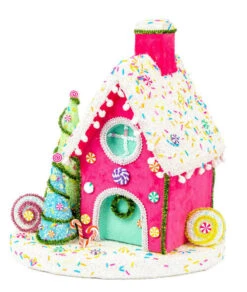 December Diamonds 13" Pink Candy House 08-08709