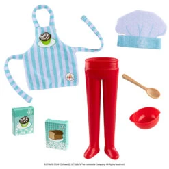 Elf On The Shelf MagiFreez Christmas Chef Outfit MFBAKER -Christmas Decor Shop MFBAKER ProductSilo FullSet 41598.1720032102