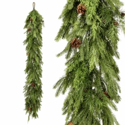 Regency 6' X 12" Natural Touch Real Feel Pine Cone Christmas Garland MTX73279