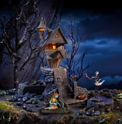 Department 56 The Nightmare Before Christmas Village Jack's House With Jack & Sally 4060370