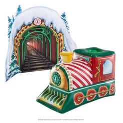 Elf On The Shelf Scout Elves At Play Peppermint Train Ride SEAPTRAIN -Christmas Decor Shop SEAPTRAIN 42340.1687789071
