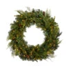 Raz 30" Pre-lit Blue Ridge Mountain Pine Real Feel Christmas Wreath W4409588