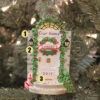 Front Door With Steps Personalized Christmas Ornament