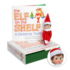 The Elf On The Shelf A Christmas Tradition Box Set Includes Girl Scout Elf W/ Light Skin Tone