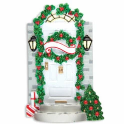 Front Door With Steps Personalized Christmas Ornament -Christmas Decor Shop api5jegid 81653.1668119952