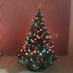 Large Lighted Green Ceramic Christmas Tree 23" -Christmas Decor Shop api5on9uh 81225.1710497932