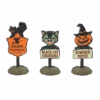 Department 56 Halloween Village Halloween Signs Set Of 3 6009820