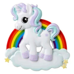 Unicorn Personalized Christmas Ornament OR1652 -Christmas Decor Shop apii5fc2y 58375.1646091875