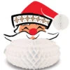 Beistle Vintage 10.5" Santa Centerpiece Christmas Decoration 20897