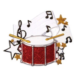 Drum Personalized Christmas Ornament OR1538 5 Drum Personalized Christmas Ornament OR1538 -Christmas Decor Shop apildlreg 97101.1646091883