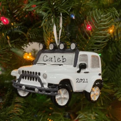 White Jeep 4X4 Personalized Christmas Ornament White OR1763-W 4 White Jeep 4X4 Personalized Christmas Ornament White OR1763-W -Christmas Decor Shop apim12zy4 74795.1666293109